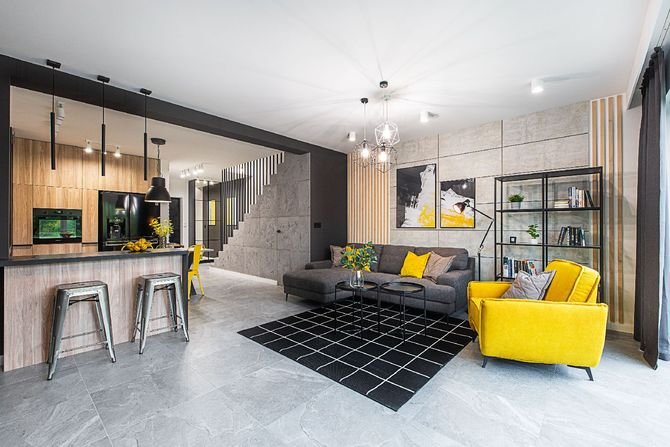 Męski azyl w stylu soft loft
