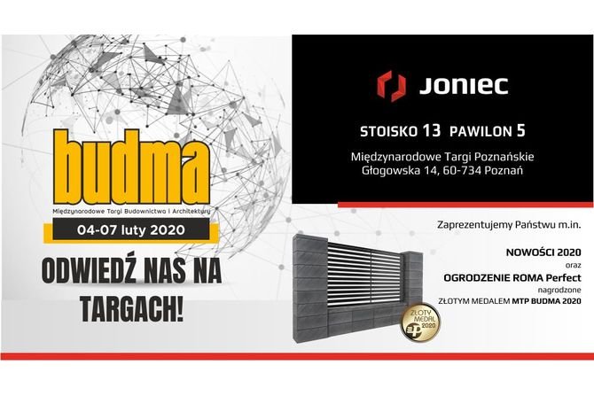 Firma JONIEC® na targach BUDMA 2020