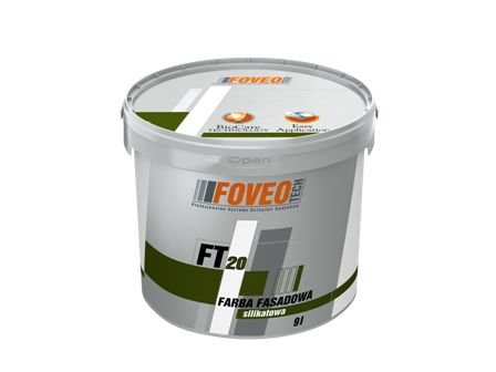 Farba elewacyjna: FOVEO TECH Farba Fasadowa Silikatowa FT 20