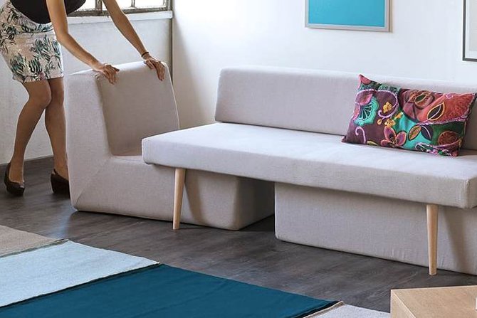 Wielofunkcyjna sofa do małych pomieszczeń