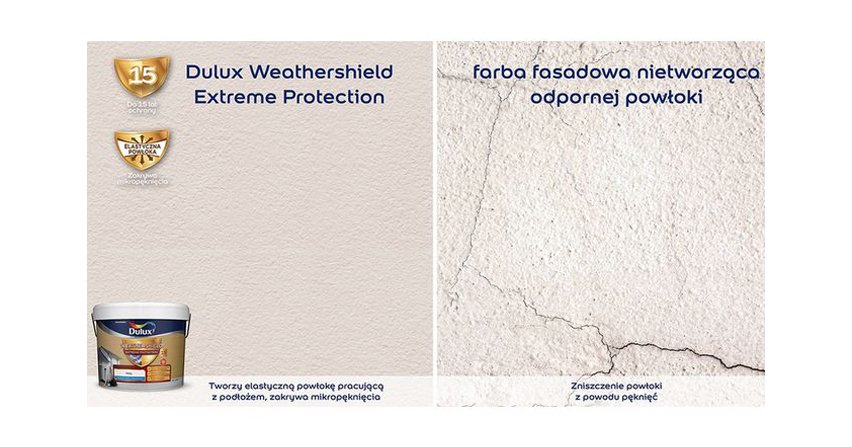Farby fasadowe Dulux Weathershield dostępne w Polsce