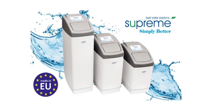 Nowoczesne, kompaktowe zmiękczacze serii SUPREME-SOFT
