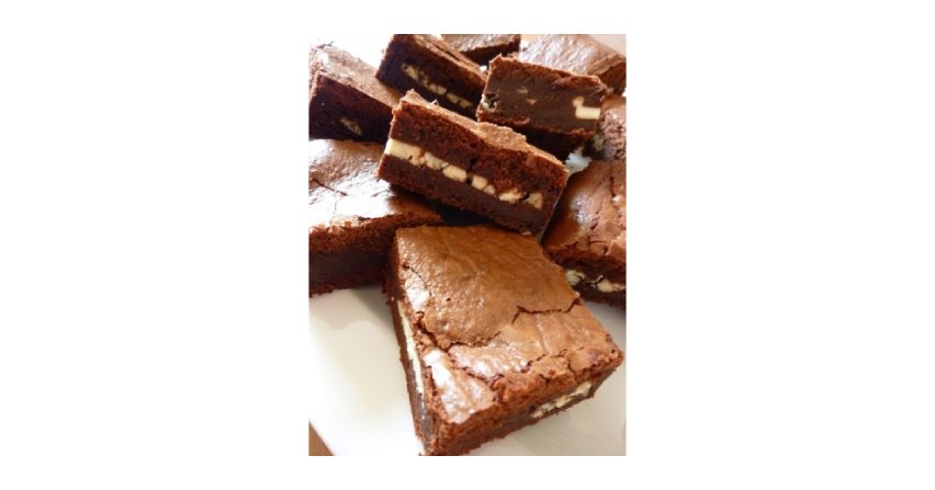 Brownie z kremowym serkiem