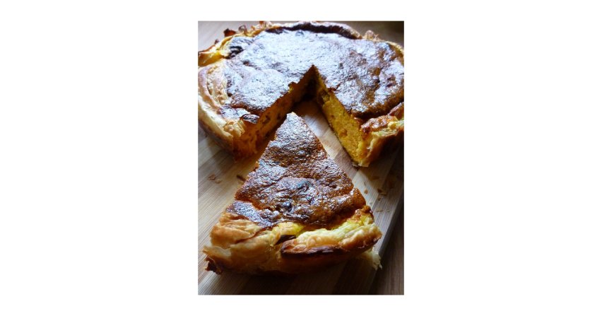 Tarta dyniowa z kabanosem