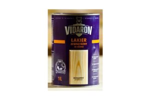 Środki do ochrony drewna: Lakier zewnętrzny VIDARON