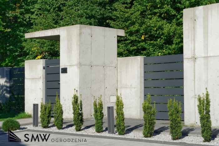 Surowy beton i panele SMW Ogrodzenia