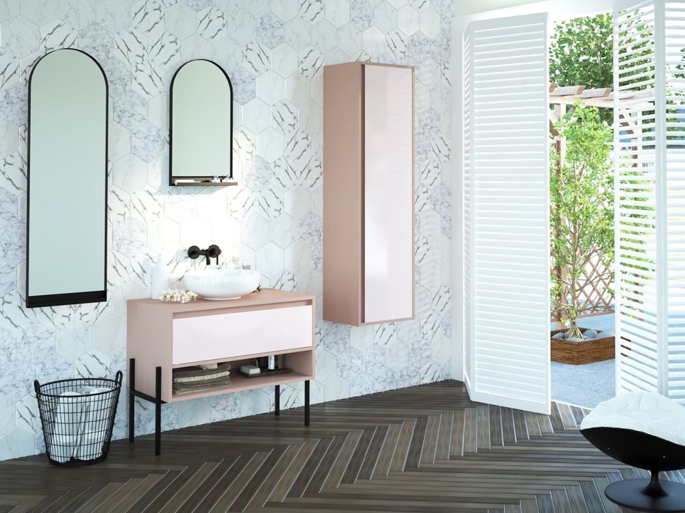 Modny trend – kolorowe meble do łazienki - galeria
