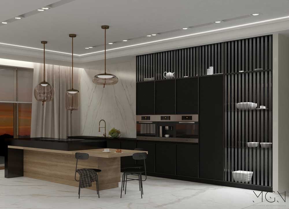 Jak zaaranżować otwartą kuchnię? Porady architekta - galeria