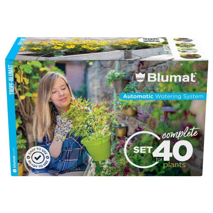 Zestaw do nawadniania kropelkowego Tropf-Blumat dla 40 roślin