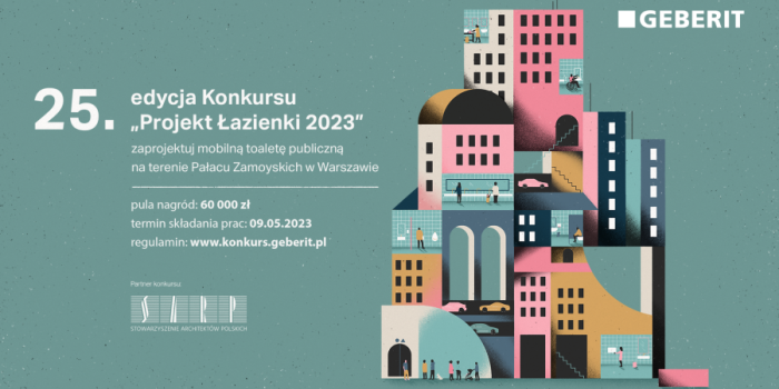 Jubileuszowa 25. edycja konkursu Projekt Łazienki 2023 wystartowała