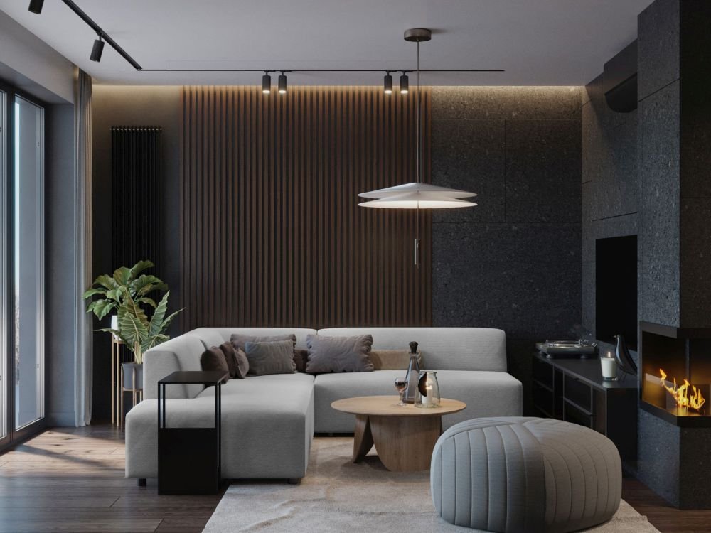 Apartament w odcieniach gorzkiej czekolady - galeria