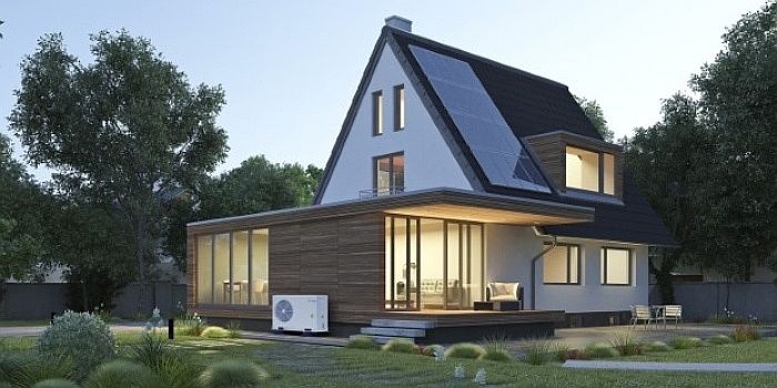 Budynki jednorodzinne z pompą ciepła, fotowoltaiką i magazynami energii elektrycznej