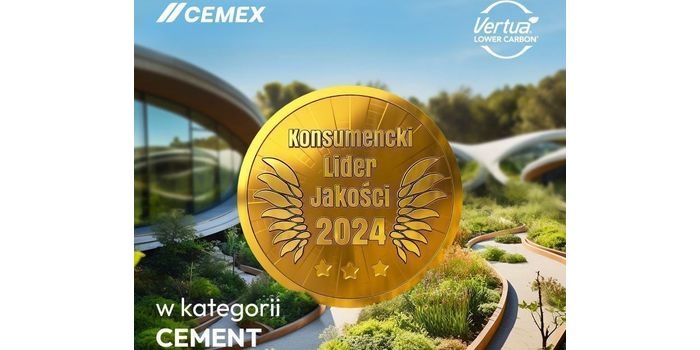 Cemex Polska ze Złotym Godłem Konsumenckiego Lidera Jakości 2024
