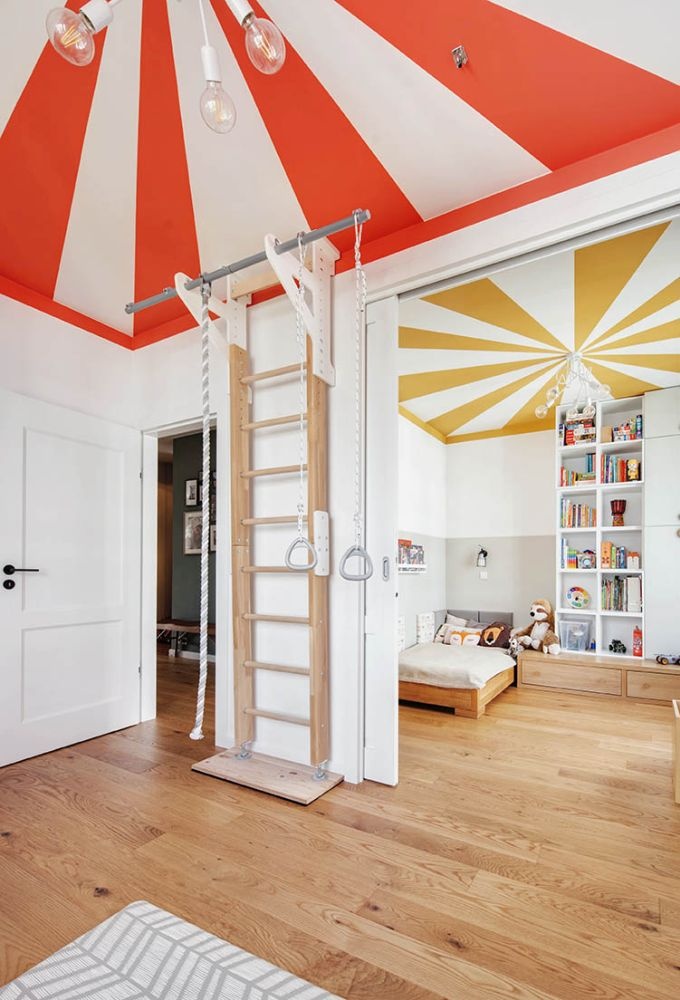 Rodzinny apartament z widokiem na mural - galeria