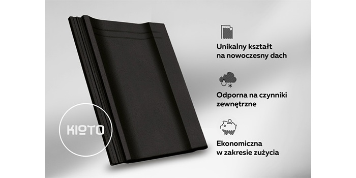Dachówka cementowa KIOTO – przełamując stereotypy na dachu