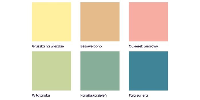 Nowe odcienie farb w palecie Moc Koloru