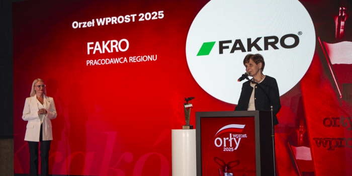 FAKRO z tytułem Najlepszego Pracodawcy Regionu