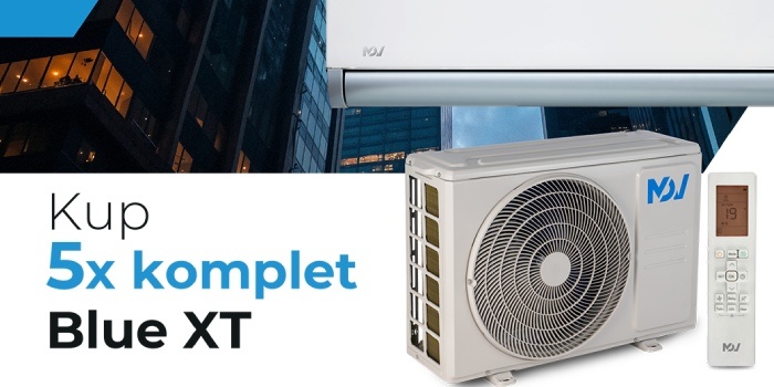 Promocja 5+1 na klimatyzatory BLUE XT marki MDV – otrzymaj komplet 2,6 kW w prezencie!