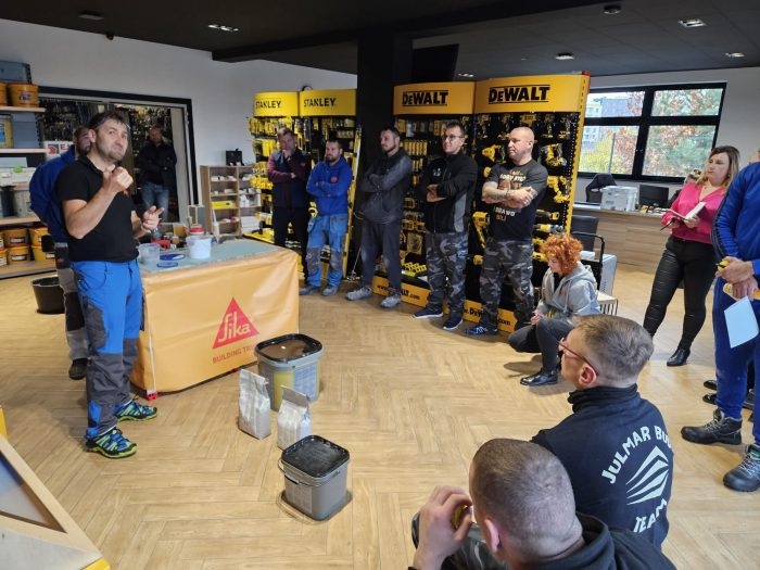 Centrum Hydroizolacji Sika – w hurtowni materiałów budowlanych Kwartet w Łomży