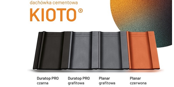 Jedyna taka dachówka cementowa KIOTO – teraz pod nową marką swissporTON