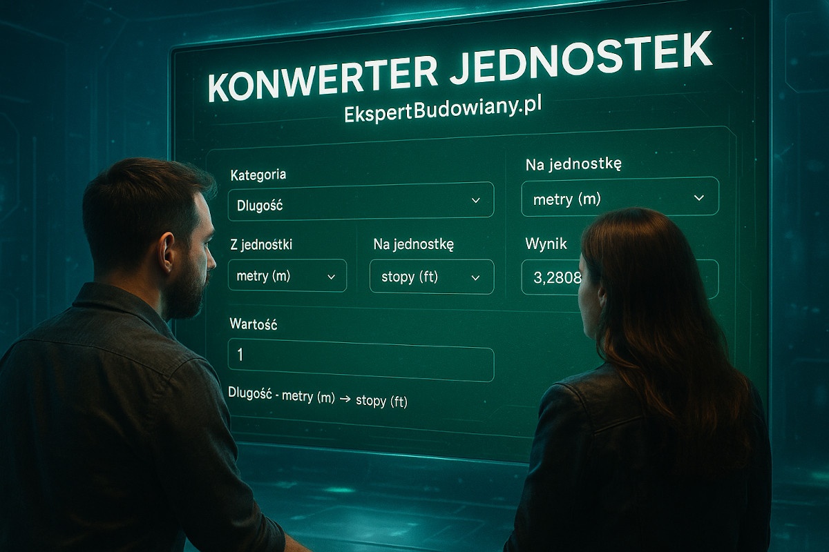 Konwerter jednostek dla budownictwa i instalacji – wygodne narzędzie online