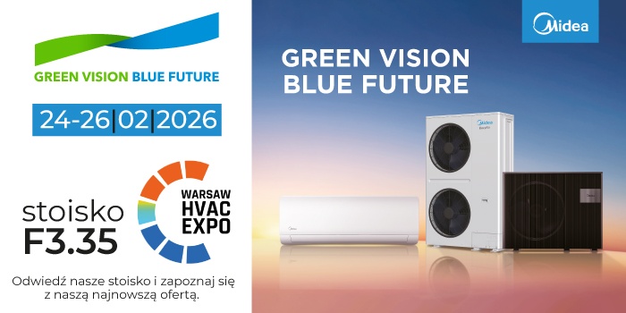 Midea na Warsaw HVAC Expo 2026 – premiery technologiczne i nowoczesne systemy