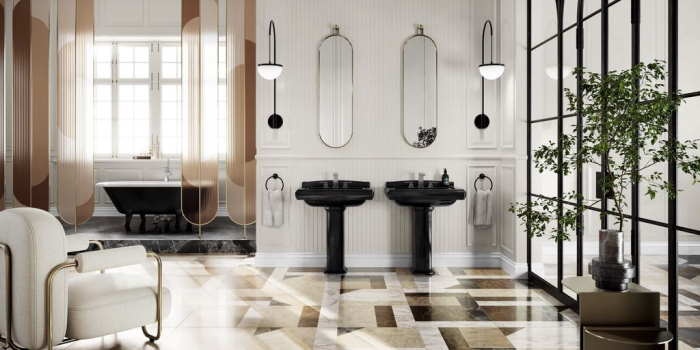 Łazienka w stylu retro – inspiracje i pomysły