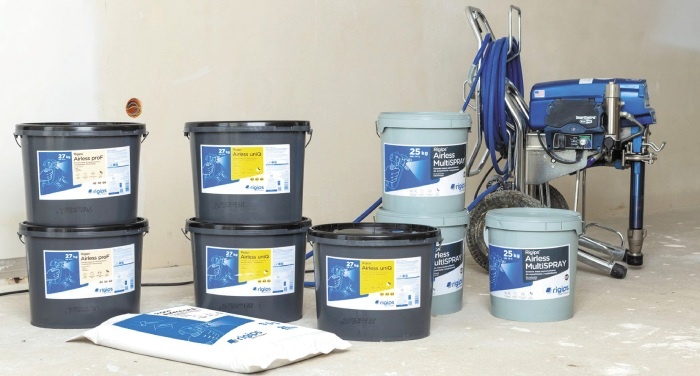 Gotowe, uniwersalne masy szpachlowe Rigips Airless