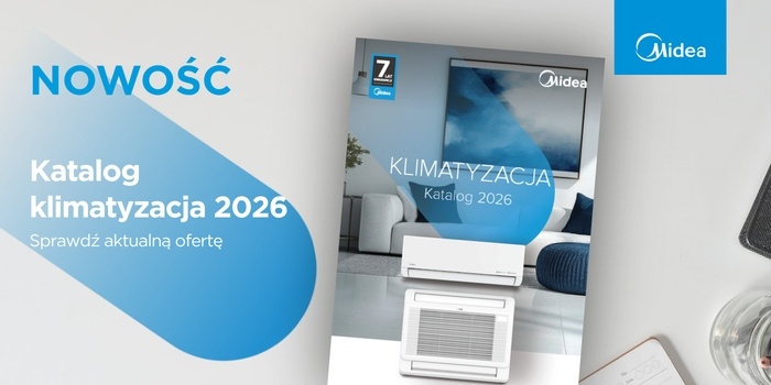 Midea udostępnia katalog RAC-LCAC 2026 z ofertą systemów klimatyzacji dla sektora mieszkaniowego i komercyjnego