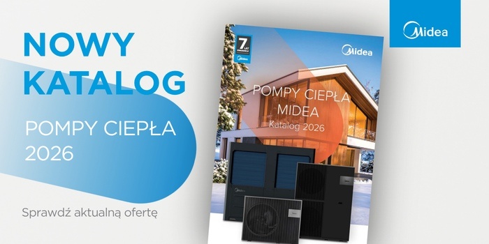 Midea udostępnia Katalog Pomp Ciepła 2026 - aktualna oferta urządzeń