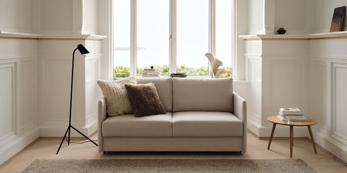 Elegancka sofa z funkcją spania