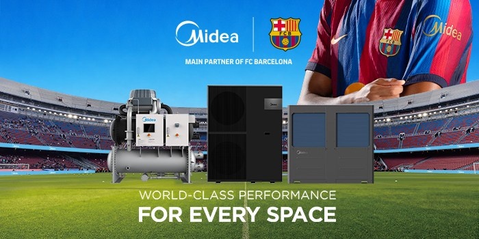 Rozwiązania komercyjne Midea - chillery MagBoost Apex Pro oraz pompy ciepła z serii Mars