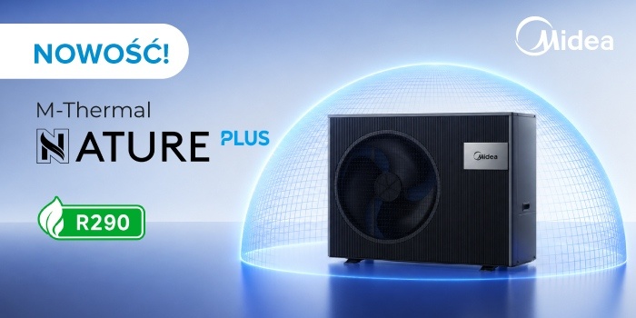 Midea M-Thermal Nature Plus – ulepszona seria pomp ciepła z czynnikiem R290