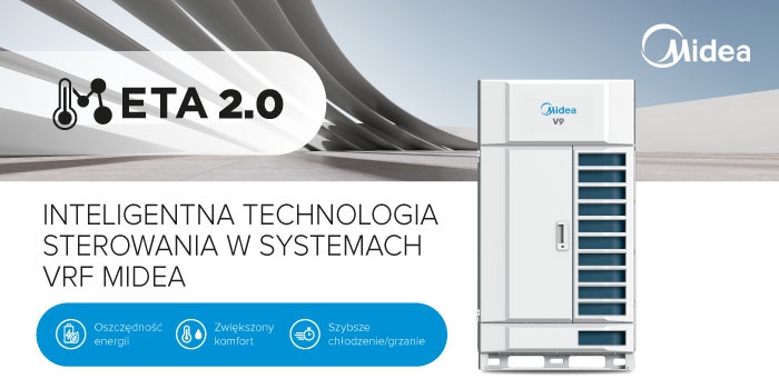 Midea V9 R32 VRF – jak technologia META 2.0 dostosowuje parametry pracy systemu?
