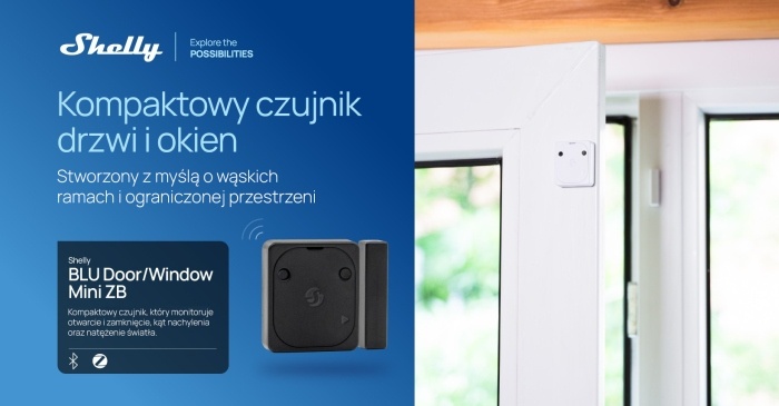 Shelly rozszerza portfolio o cztery nowe urządzenia z obszaru oświetlenia i bezpieczeństwa