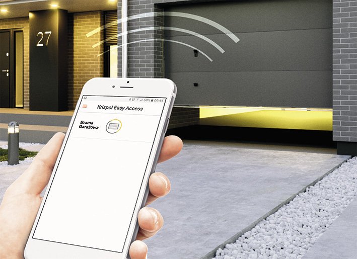 Dzięki nowoczesnym technologiom możliwe jest sterowanie bramą za pomocą smartfona i specjalnych aplikacji