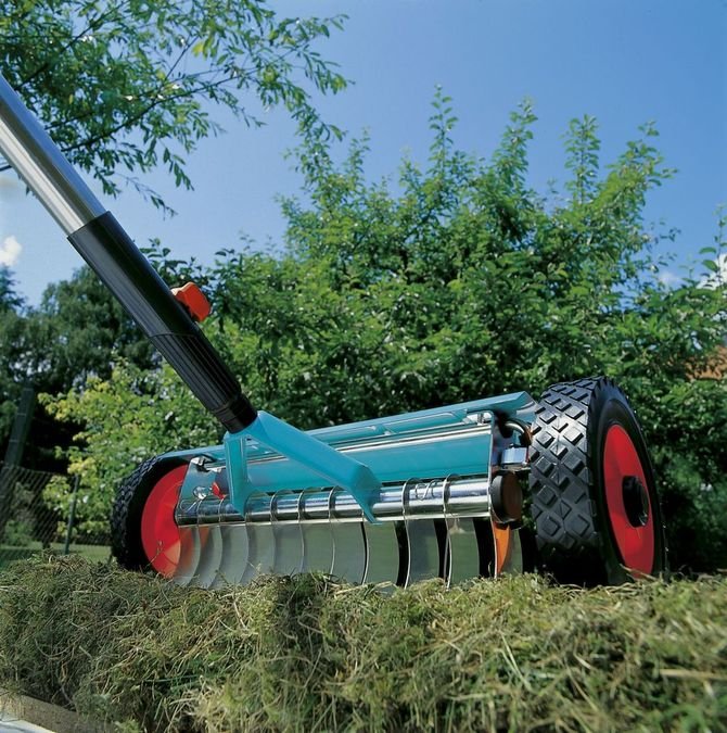 Zanim trawa zacznie wypuszczać liście, można ją odmłodzić za pomocą wertykulatora