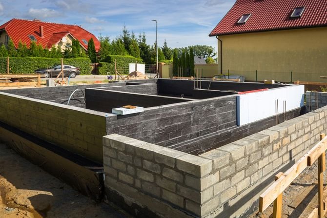 Bitumiczne izolacje fundament&oacute;w &ndash; jak dobrać je do typu budynku i rodzaju gleby? fot. Ultrament