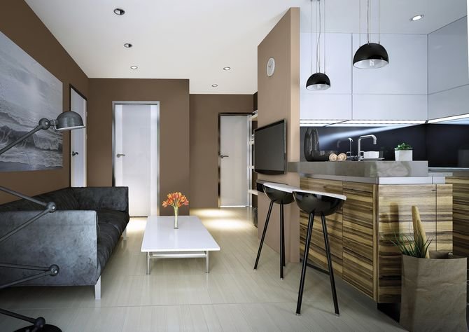 Farby do kuchni i łazienek można wykorzystać również w pomieszczeniach intensywnie użytkowanych, np. w korytarzu lub salonie