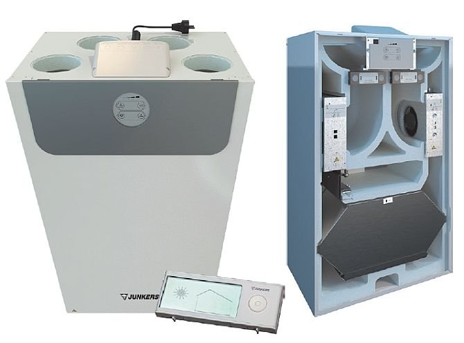 Rekuperator AerastarComfort z pilotem zdalnego
sterowania RCV