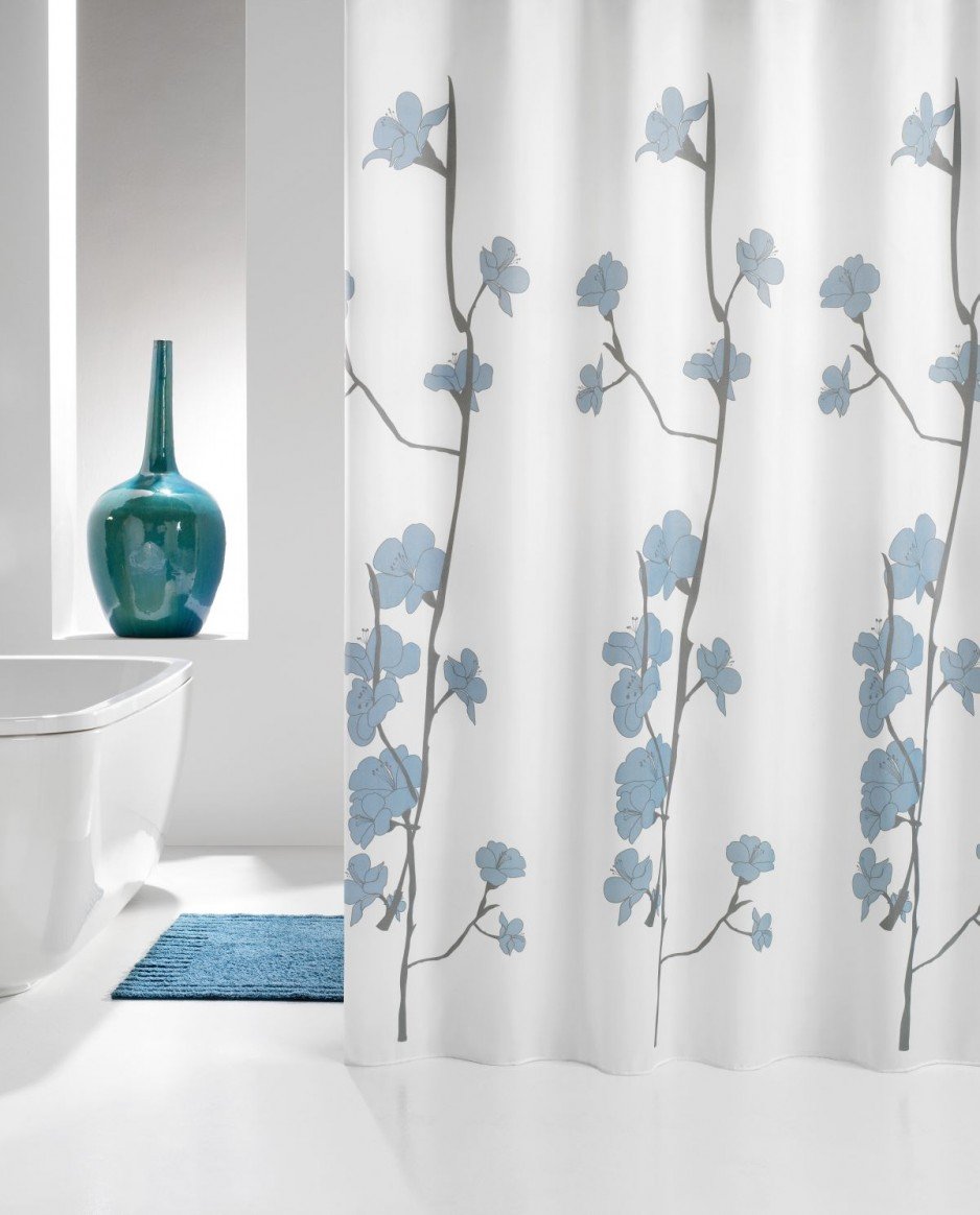 Elegancka zasłona prysznicowa Orchid świetnie pasuje do eleganckich salonów kąpielowych