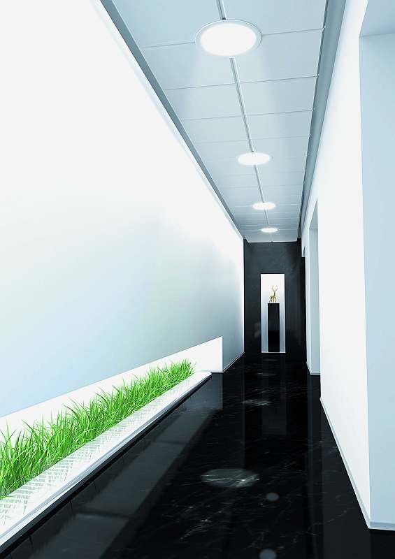 Świetliki tunelowe dobrze sprawdzą się w długich i wąskich korytarzach pozbawionych dostępu światła