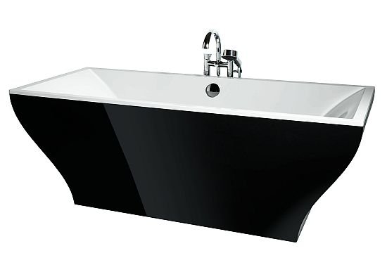 Wanna wolno stojąca z kolekcji La Belle z obudową w kolorze Graphite Noire.