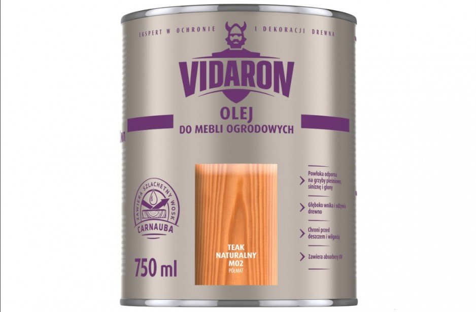 Vidaron - olej do mebli ogrodowych