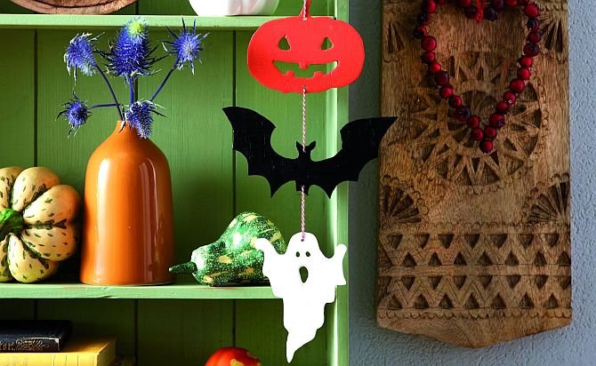 Zobacz, jak zrobić wiszące halloween'owe ozdoby
