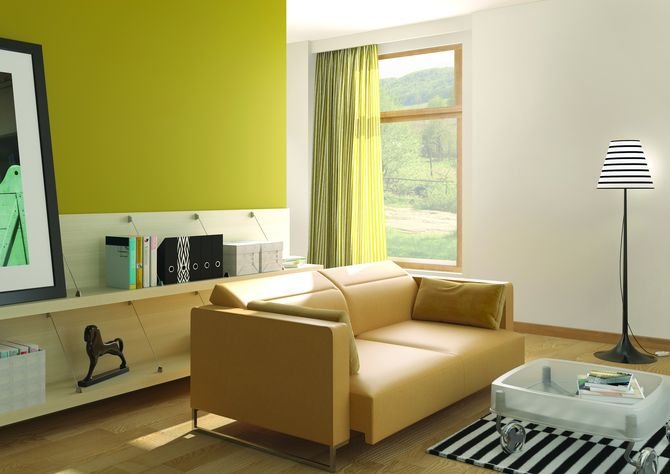 We wnętrzu przeważają pastelowe barwy - również kanapa nawiązuje do tej kolorystyki