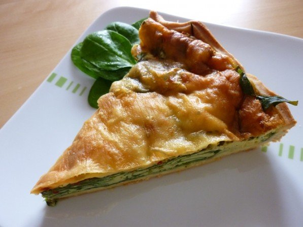 tarta szpinakowa
