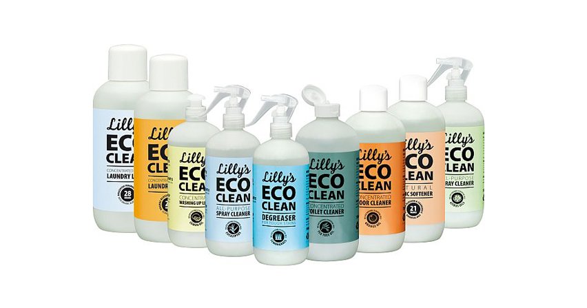 Ekologiczne środki czystości marki Lilly&rsquo;s Eco Clean są wytwarzane z naturalnych składnik&oacute;w, takich jak ocet winny i detergenty z cukru, pszenicy oraz kokosa, kt&oacute;re wykazują właściwości antybakteryjne.Fot. Lilly's Eco Clean