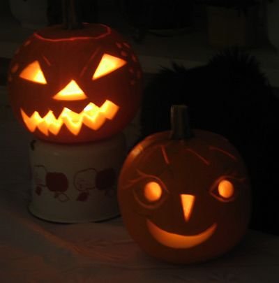lampion z dyni w calej krasie