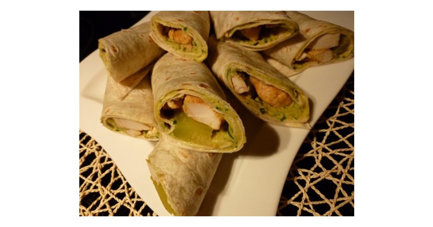 Tortilla z hummusem Fot. RHCC